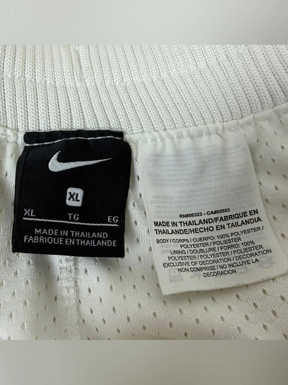 Nike LeBron x Kith White Shorts Men’s Size XL Basketball Rare Embroidered Clean - Picture 9 of 10